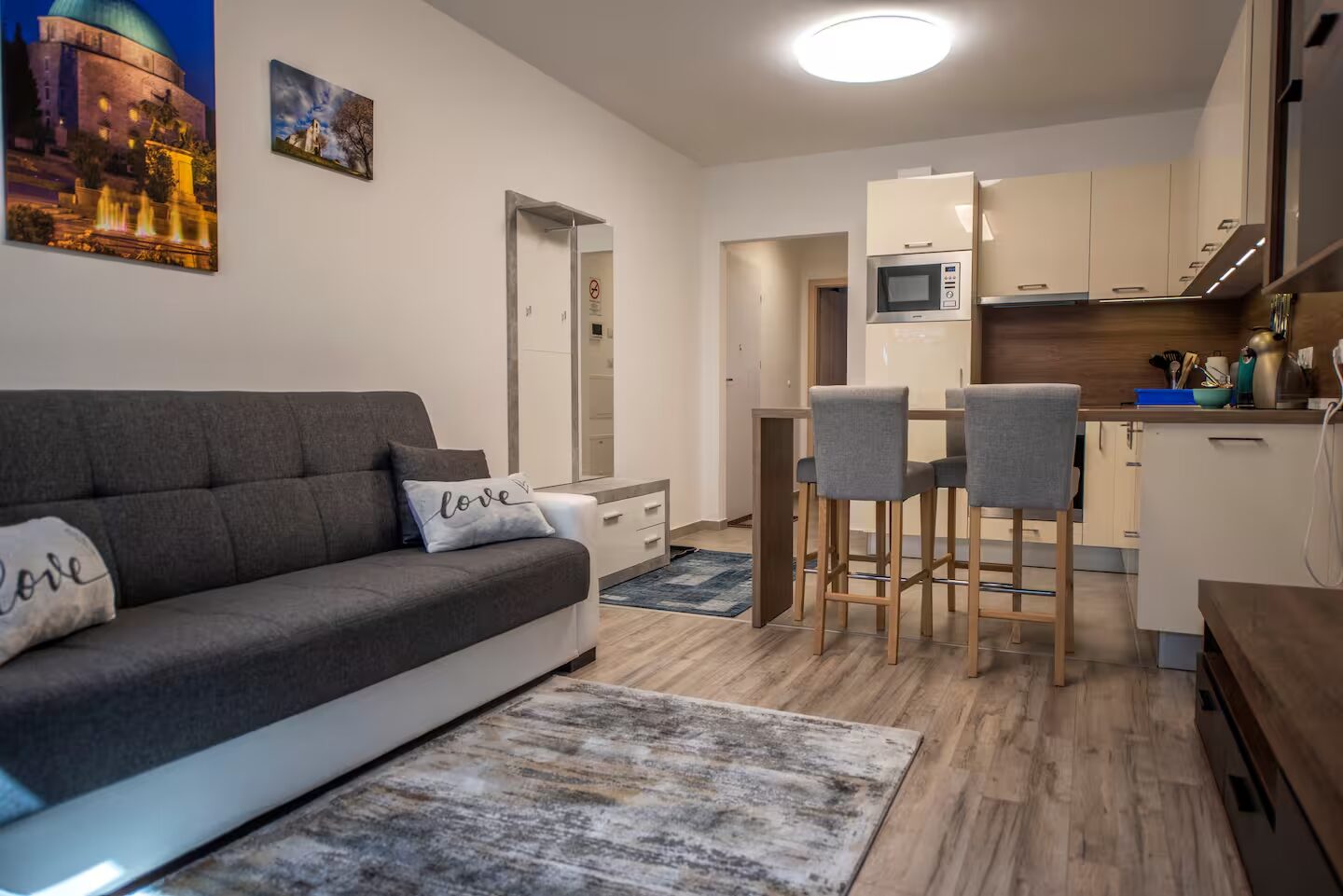 Zsuka apartman – belső tér Pécsen